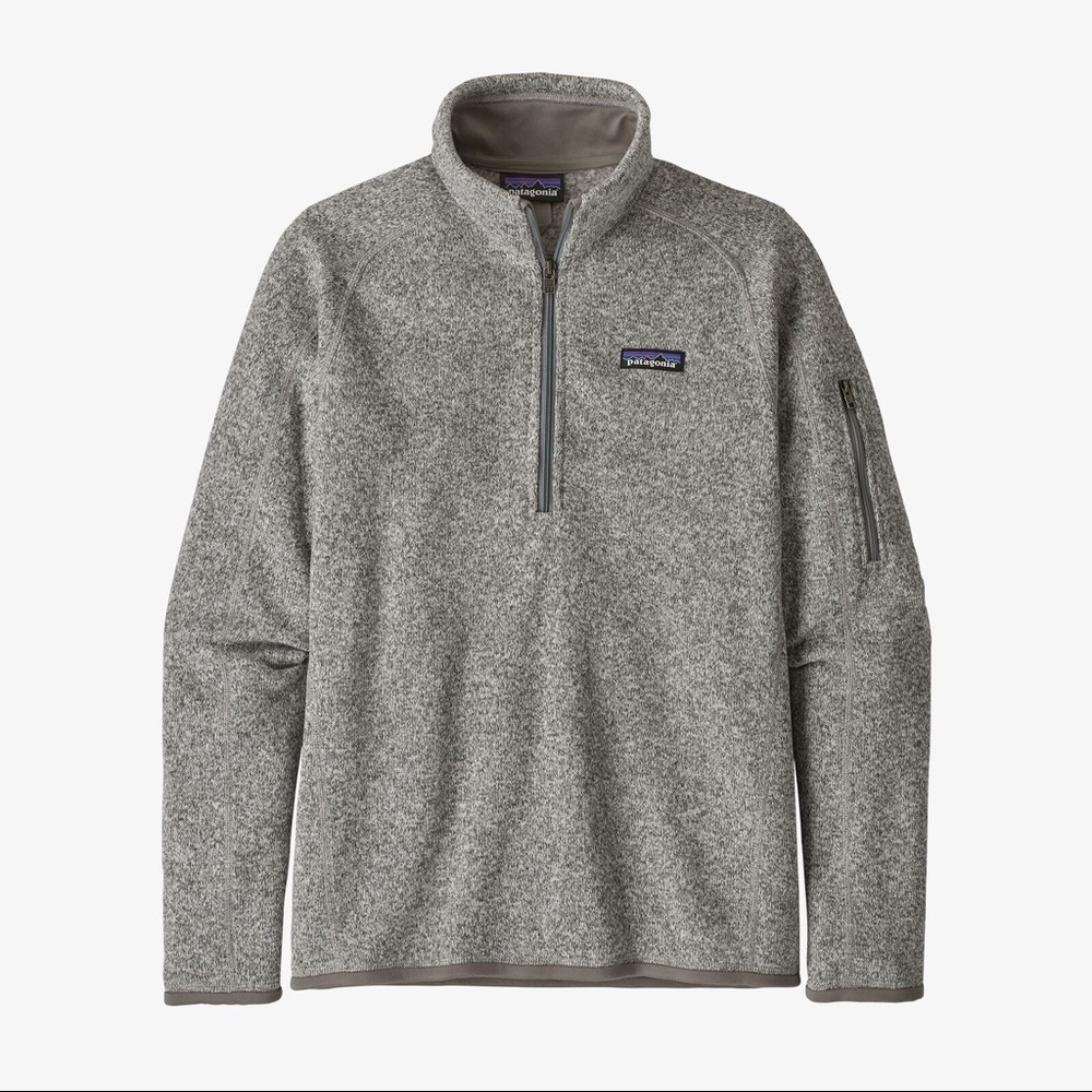 Patagonia Gray Better Sweater 1/4 Zip Fleece